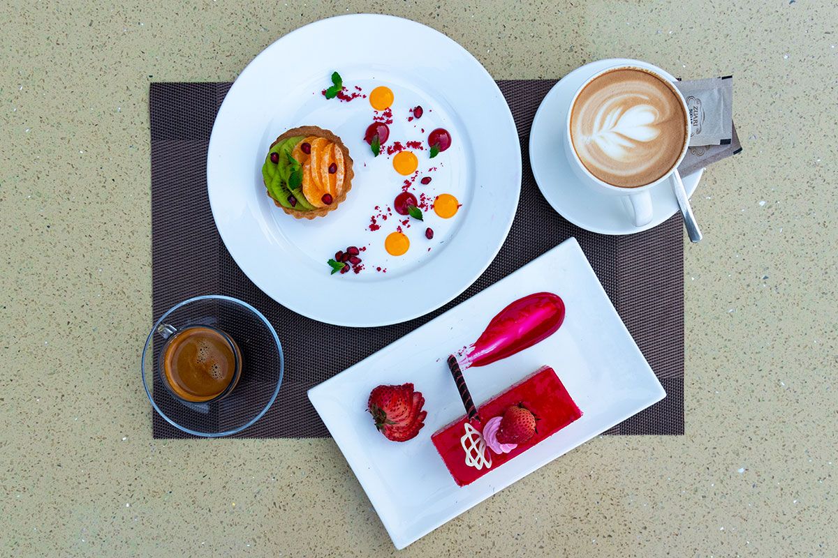Food palette served at Mountain Glory Resort Dining