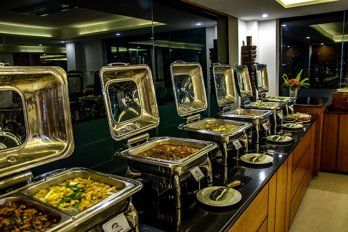 Buffet at Mountain Glory resort dining