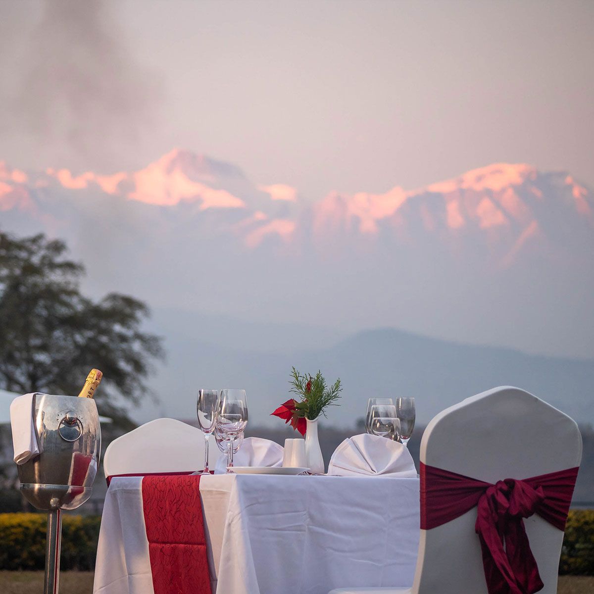 Outdoor Area at Mountain Glory Resort Dining
